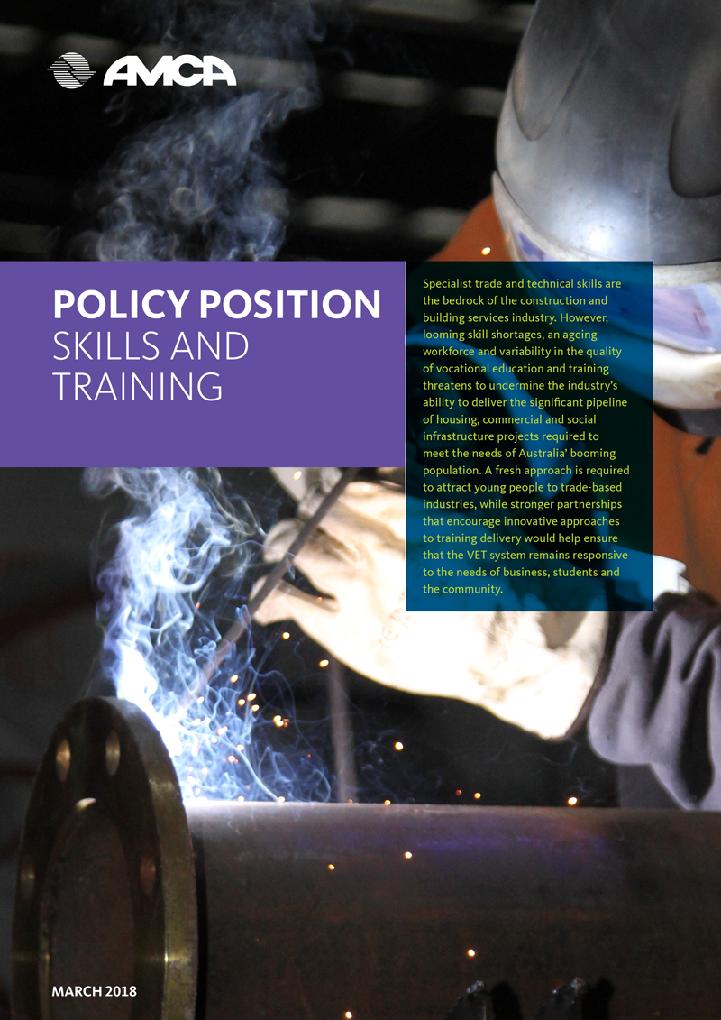 AMCA POLICY - SKILLS AND TRAINING
